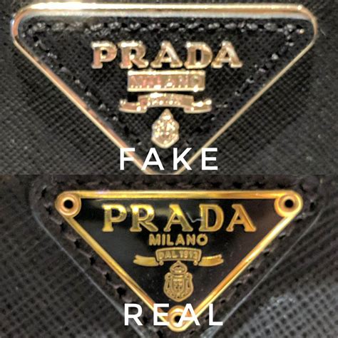 how to tell if prada is real or fake|genuine prada bag.